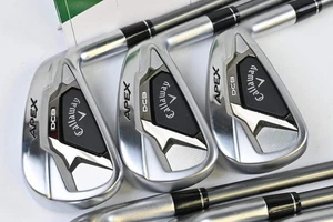 Callaway Apex DCB Irons / 5-PW+GW / Regular Flex Hzrdus Silver 65 Shafts - Picture 1 of 7