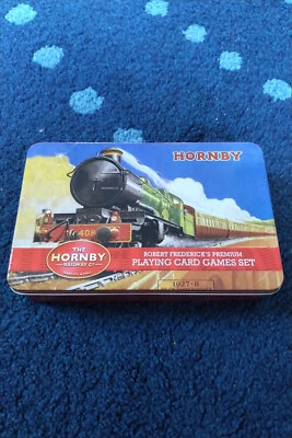 Hornby Trains Robert Frederick's Premium Playing Card Games Set Boxed Tin - Image 1 of 4