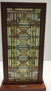 Frank Lloyd Wright Oak Park Skylight Stained Glass Panel Lead Frame Art Deco - Picture 1 of 3