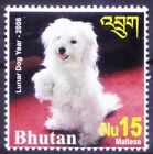 Bhutan 2006 MNH, Chinese New Year 2006, Year of the Dog, Maltese Dog