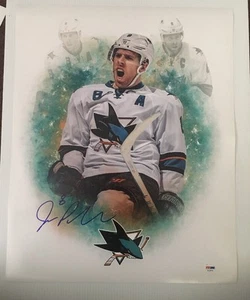 Joe Pavelski Signed Autographed 16x20 San Jose Sharks Photo PSA/DNA COA 1 - Picture 1 of 2