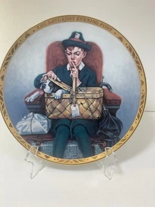 Norman Rockwell "Travelling Companions" Limited Edition Plate - Picture 1 of 6