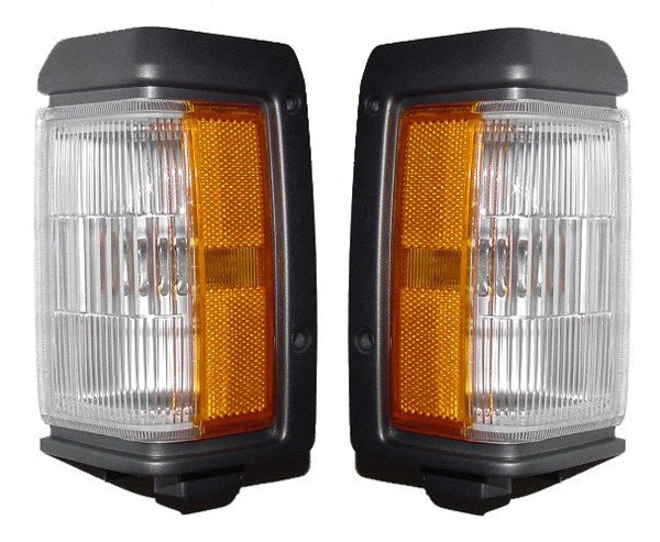 Nuevo par de luces de esquina negras / para Nissan Pathfinder 1988-95 Foto 1 de 1