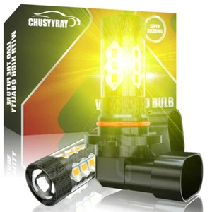 Par de luces antiniebla LED 9145 H10 amarillo dorado para Chrysler 300 300C 2005-2009 - Imagen 1 de 10