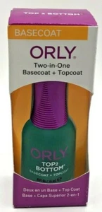 ORLY Two-in-one TOP 2 BOTTOM Basecoat + Top Coat 0.6 oz  - Picture 1 of 6