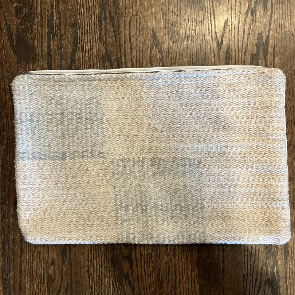 Funda de Almohada Pottery Barn Lana Texturizada Neutra Natural Tejida con Cremallera Foto 1 de 4