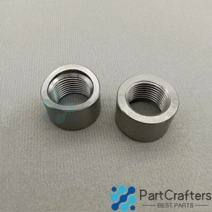 2PCS 304 Stainless Steel O2 Oxygen Sensor Bung Curved M18 x 1.5 Weld on/Weld in - Picture 1 of 10