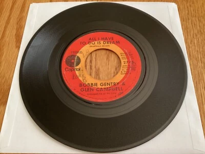 Bobbie Gentry & Glen Campbell “All I Have To Do Is Dream" 7" 45 rpm record 2745 - Image 1 of 4