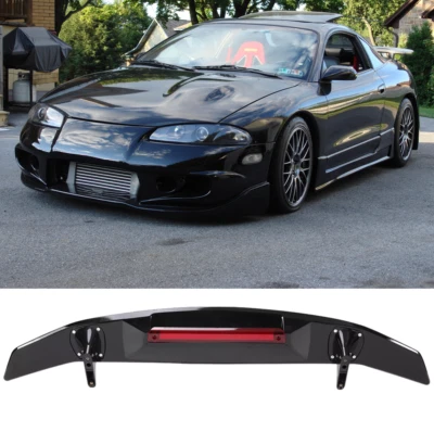 52" Rear Trunk Spoiler Wing w/3RD LED Brake Light For Mitsubishi Eclipse Coupe - Изображение 1 из 4