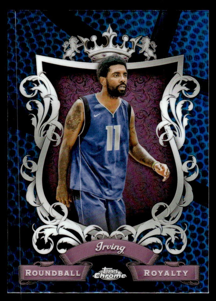 Kyrie Irving 2023-24 Topps Chrome #RR-12 Roundball Royalty Refractor Blue - Image 1 of 2