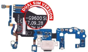 Porta di ricarica con cavo flessibile compatibile per Samsung Galaxy S9 (G9600 Dual SIM) - Foto 1 di 3