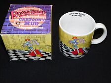 VTG NEW ROGER RABBIT MUG APPLAUSE W BOX CARTOONY~LIFE IS ONE BIG PIE IN THE FACE