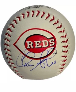 Chris Sabo Signed Rawlings Official League Cincinnati Reds Logo Baseball MLB COA - Picture 1 of 1