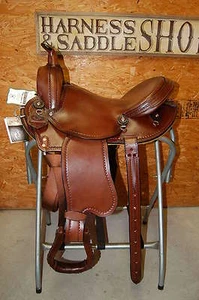 16" G.W.CRATE NATURAL PERFORMER SADDLE MADE IN BRYANT ALABAMA - Picture 1 of 10