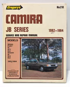 Holden Camira JB Series 1982 - 1984 Workshop Service Manual Gregory's - Picture 1 of 17