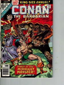 Conan King Size Annual #2 John Buscema  Roy Thomas Bronze Age - Picture 1 of 3