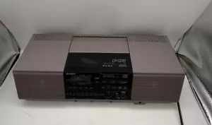 Vintage Sharp CR-CD10 Boombox Compact Disc Alarm Clock AM/FM Radio Tested - Picture 1 of 6