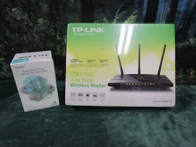 TP-Link Archer A7 AC1750 Wireless Dual-Band Gigabit Router - Black - Image 1 of 4
