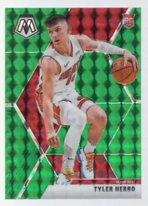 TYLER HERRO 2019-20 PANINI MOSAIC GREEN PRIZM REFRACTOR ROOKIE RC #223 **HEAT** - Picture 1 of 1