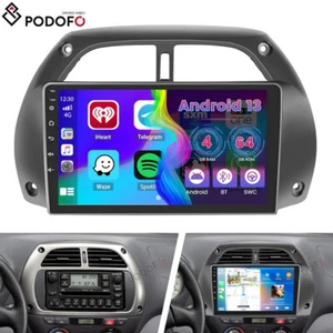 4+64G Android 13 Autoradio GPS Navi Carplay FM BT WIFI für Toyota RAV4 2000-2004 - Bild 1 von 18