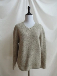 Christopher & Banks Gr. M Pullover meliert braun/grau meliert Wollmischung V-Ausschnitt - Bild 1 von 6