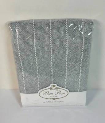 Хлопковая полоса Pom Pom At Home Henley Euro Sham Sky - Изображение 1 из 4