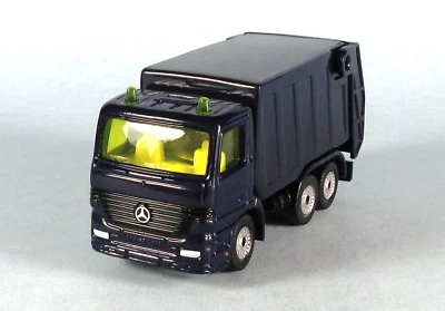 Camión de volteo SIKU Mercedes-Benz MK E 9111 (azul oscuro) modelo diecast escala 1/87 HO Foto 1 de 4
