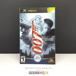 (XB) Manual • 007 Everything or Nothing XBOX - Foto 1 di 1