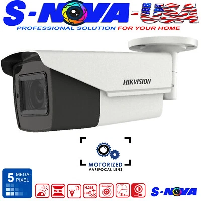 Hik ORIGINAL 5MP HD Analog Bullet Varifocal Motorized Camera DS-2CE16H0T-IT3ZF