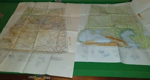 1939 & 1941 ORDNANCE SURVEY COLOUR MAPS OF SOUTH RUSSIA & MONGOLIA LARGE * - Picture 1 of 17