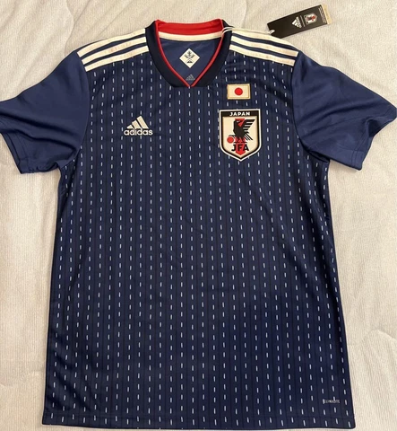2018-2019 Japan JFA National Team Shirt Home Adidas FIFA Russia World Cup L Size Cover