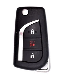 OEM FAIR/WORN COND GQ4-73T Toyota 19-21 RAV4 Remote Flip Key Fob GQ473T 3 Button - Picture 1 of 5