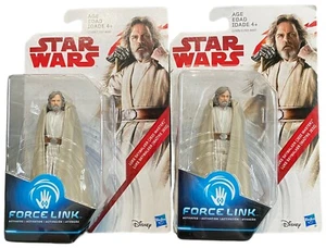 Menge 2 Star Wars Luke Skywalker Jedi Master Last Jedi Force Link 3,75" Figuren - Bild 1 von 4