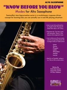 Know Before You Blow - Jazz Modes for Alto Sax with CD * Ships from Publisher! - Picture 1 of 7