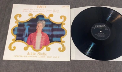 Eterna 8 26 203 ed1 Stolte soprano, Masur Gewandhaus: Bach Cantatas 51, 202 NM/M Foto 1 de 2