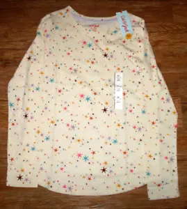 Cat & Jack Girls 14-16 Stars Longsleeve Shirt - Picture 1 of 1