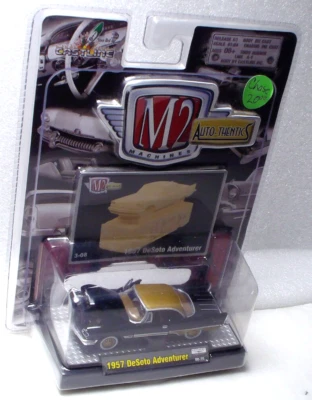 Máquinas M2 oro/negro 1957 Desoto Adventurer diecast 1:64 Foto 1 de 3