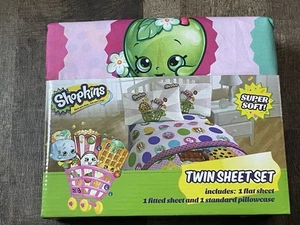 Shopkins 3 pieces Super Soft Kids Twin Sheet Set New - Picture 1 of 4