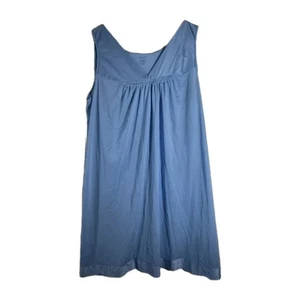 Vanity Fair Vestido de Nylon Azul Periwinkle Sin Mangas Corto Vestido de Noche Bebé Muñeca XL - Imagen 1 de 5