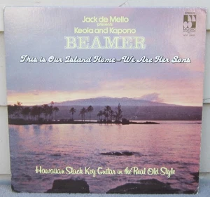 KEOLA and KAPONO BEAMER This Is Our Island Home - We Are Her Sons LP Slack Key - Picture 1 of 2