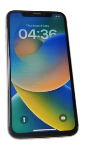 Original ✅Apple iPhone X A1901 - 64GB - White Unlocked 100%BH #192h Working ✅🔥 - Picture 1 of 9