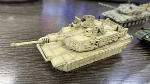 Panzerkampf 1/72 American M1A2 TUSK1 Abrams M1 Main Battle Tank Model Sand - Picture 1 of 21
