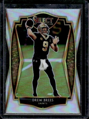 Select Drew Brees Silver Prizm Premier Level #114 Saints 2020 Foto 1 de 2