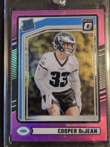 Panini Donruss 2024 - Clasificado Rookie Cooper DeJean #305 Optic Preview Pink Prizm - Imagen 1 de 2