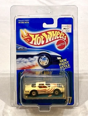 Hot Wheels Hot Bird All American Firebird 1989 Pontiac blanco con llantas doradas No. 37 Foto 1 de 4