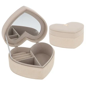 Rox Box Jewellery Trinket Heart Shape Box Colour Oyster - Picture 1 of 1