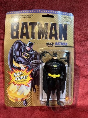 Figura de acción Toybiz Batman Bat Rope 1989 de colección sellada nueva en caja completa DC Comics Foto 1 de 4