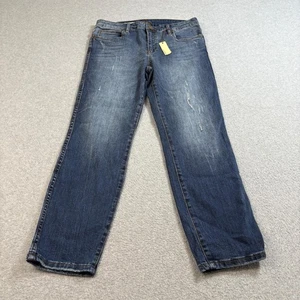 Kut From The Kloth Jeans Womens 10 Meghan High Rise Ankle Cigarette Distressed - Picture 1 of 10