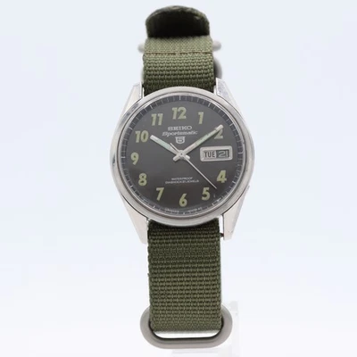 Винтажные мужские автоматические наручные часы Seiko 6619-8060 MACV SOG Sportsmatic 5 сталь - Изображение 1 из 4