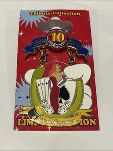 Disney Pin Trading Pin Jessica Tribute LE1000 LE 1000 New on Card MINT v6 - Picture 1 of 4